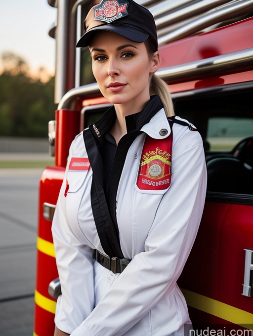related ai porn images free for Woman Perfect Boobs Fairer Skin Sexy Face Black Hair Ponytail White Perfect Body Skinny Short Firefighter