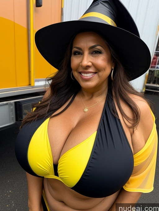 related ai porn images free for One Busty Huge Boobs Thick Tanned Skin Laughing Front View Microkini Thong Latina Jacket Witch Construction Worker 70s