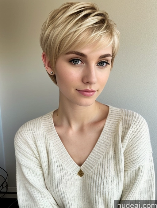 related ai porn images free for Small Tits Skinny Fairer Skin 18 Blonde Pixie Gtv Style Sweater