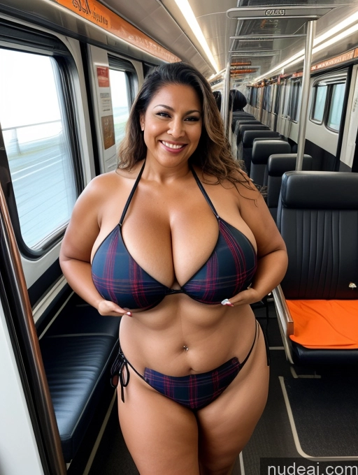related ai porn images free for One Busty Huge Boobs Thick Tanned Skin Laughing Front View Microkini Thong Lumberjack Halloween Polynesian 60s Train