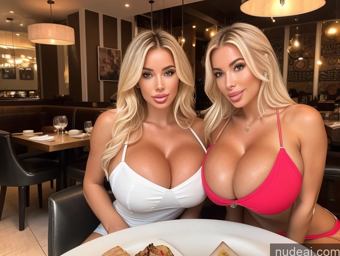 related ai porn images free for Two Huge Boobs Sundress Bimbo Restaurant