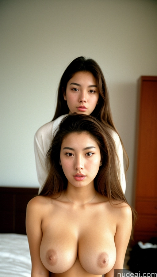 related ai porn images free for Model Busty Beautiful Long Hair 18 Shocked Brunette Korean Bedroom Nude 90s