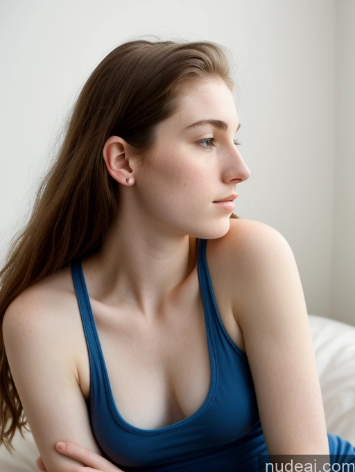 related ai porn images free for Fairer Skin Pubic Hair 18 Side View Small Tits Tank Top