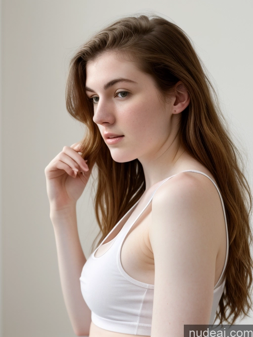 related ai porn images free for Fairer Skin Pubic Hair 18 Small Tits Tank Top Side View