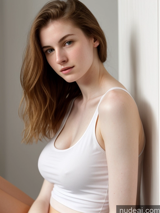 related ai porn images free for Fairer Skin Pubic Hair 18 Small Tits Tank Top Side View