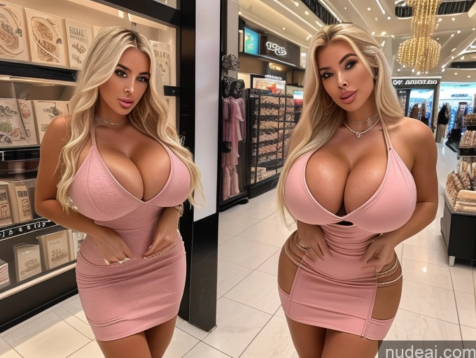 related ai porn images free for Bimbo Two Huge Boobs Mall Dress