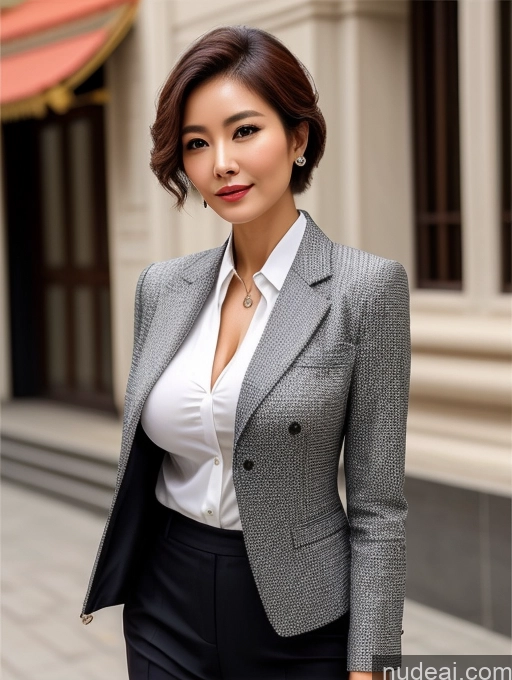 related ai porn images free for Woman Busty Perfect Boobs Beautiful Perfect Body 70s Pixie Chinese Blouse Bra Jacket Professor Stylish Suit Detailed