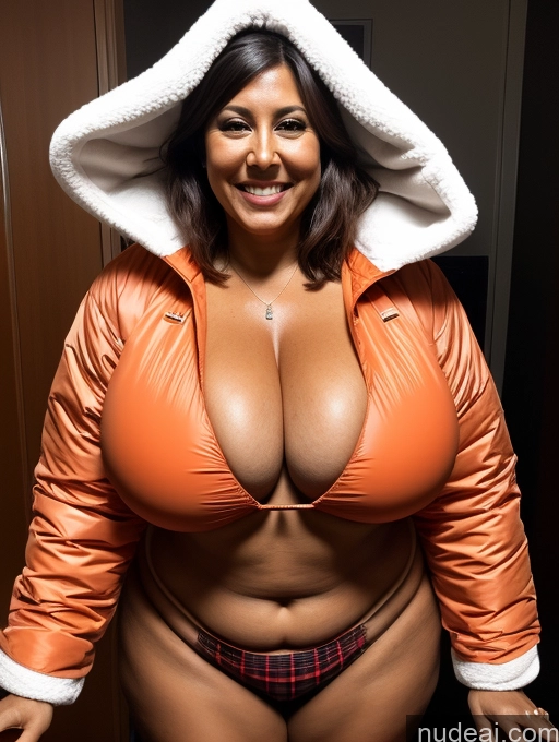 related ai porn images free for One Busty Huge Boobs Thick Tanned Skin 60s Laughing Native American Front View Microkini Thong Lumberjack Lab Coat Parka Halloween