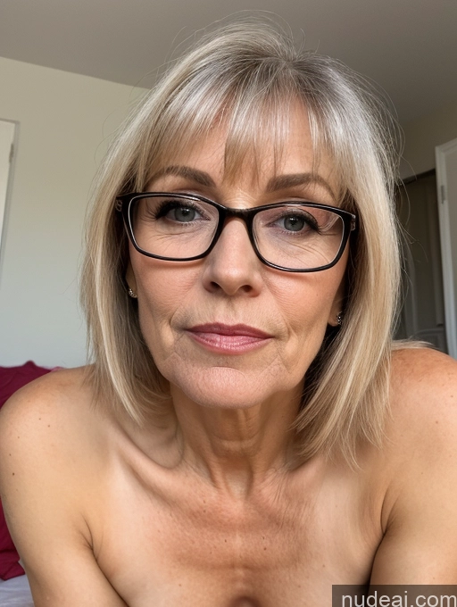 related ai porn images free for Milf Glasses Lipstick Skinny Pubic Hair Beautiful Small Tits 60s Seductive Blonde Bangs White Bedroom Cumshot Nude Close-up View