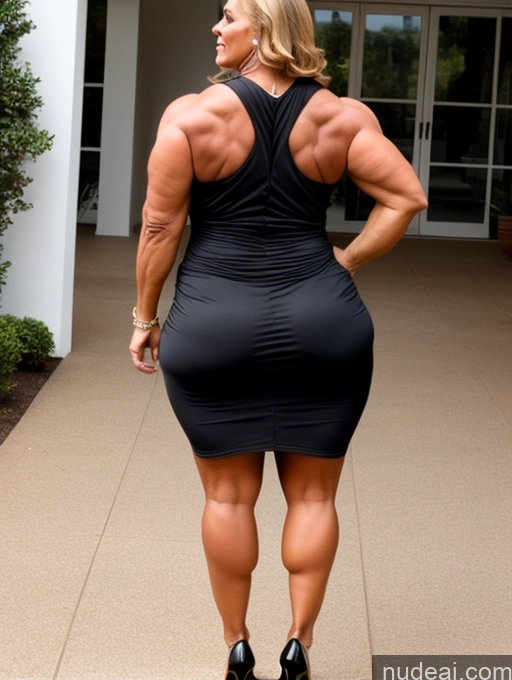 related ai porn images free for Milf Big Ass Thick Chubby Muscular High Heels Dress