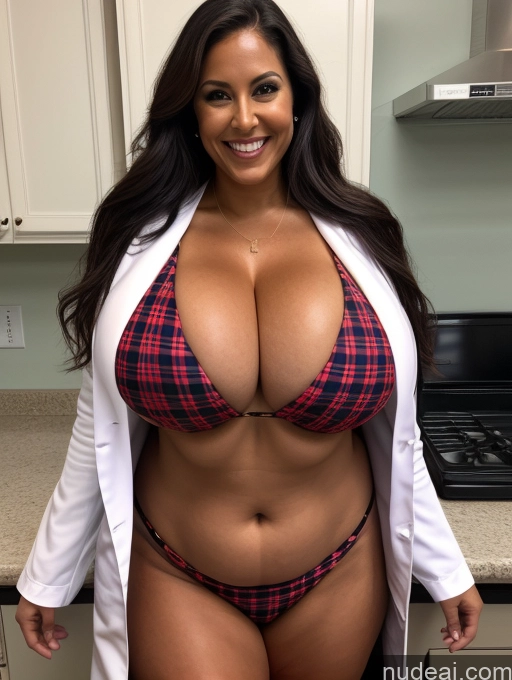 related ai porn images free for One Busty Huge Boobs Thick Tanned Skin Laughing Front View Microkini Thong Lumberjack Lab Coat Halloween 60s