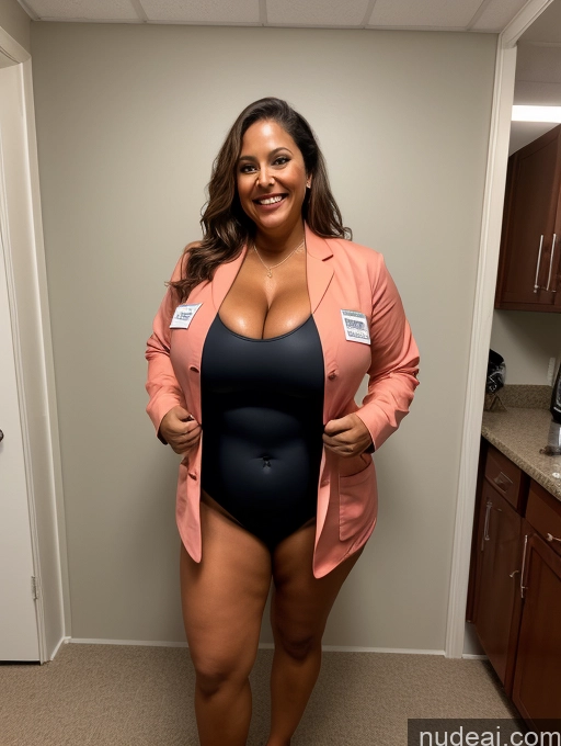 related ai porn images free for One Busty Huge Boobs Thick Tanned Skin Laughing Front View Microkini Thong Lumberjack Lab Coat Halloween 60s