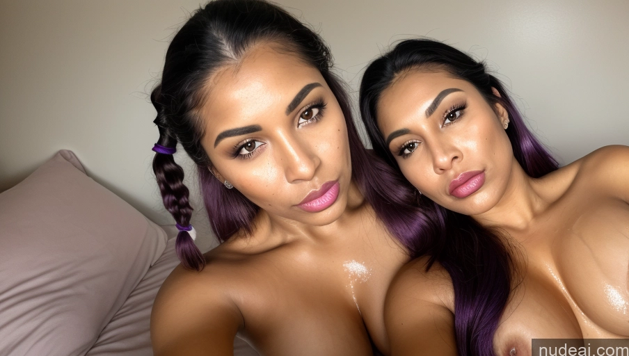 related ai porn images free for Detailed Sexy Face Milf Two Dark Skin Busty Lipstick Big Ass Chubby 30s Pouting Lips Purple Hair Pigtails Brazilian Skin Detail (beta) Bedroom Front View Cumshot Nude
