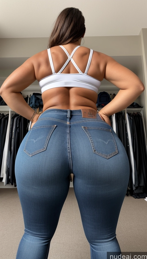 related ai porn images free for Athlete Perfect Boobs Big Ass Big Hips Jeans Front View