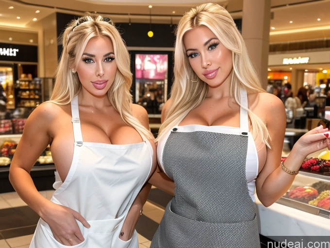 related ai porn images free for Bimbo Two Huge Boobs Mall Apron