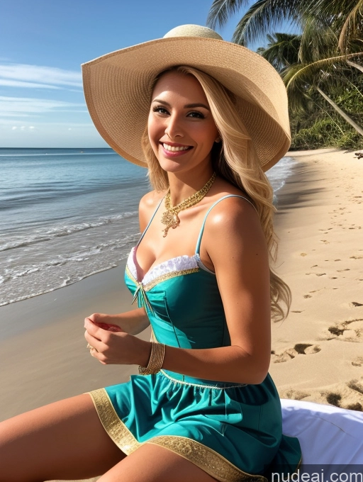 related ai porn images free for Two Miss Universe Model 20s Happy Blonde Long Hair Brazilian Beach Working Out Diamond Jewelry Dirndl Hat