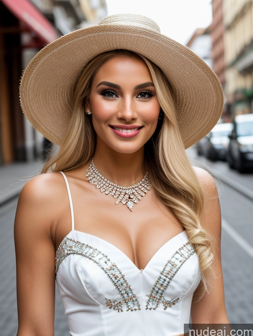 related ai porn images free for Two Miss Universe Model 20s Happy Blonde Long Hair Brazilian Working Out Diamond Jewelry Dirndl Hat Street