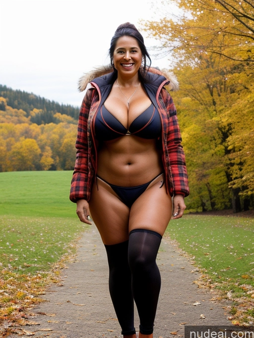 related ai porn images free for One Busty Huge Boobs Thick Tanned Skin 60s Laughing Native American Front View Microkini Thong Lumberjack Parka Halloween