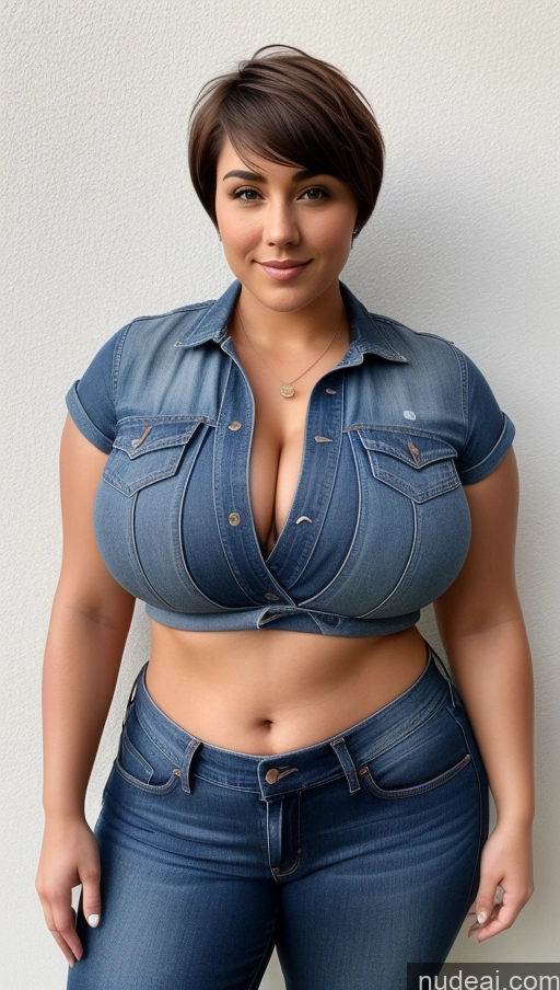 related ai porn images free for Athlete Busty Perfect Boobs Big Ass Big Hips Front View Jeans Short Hair Chubby