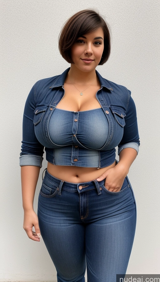related ai porn images free for Athlete Busty Perfect Boobs Big Ass Big Hips Front View Jeans Short Hair Chubby