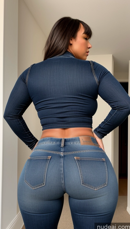 related ai porn images free for Athlete Perfect Boobs Big Ass Big Hips Jeans Front View Bangs
