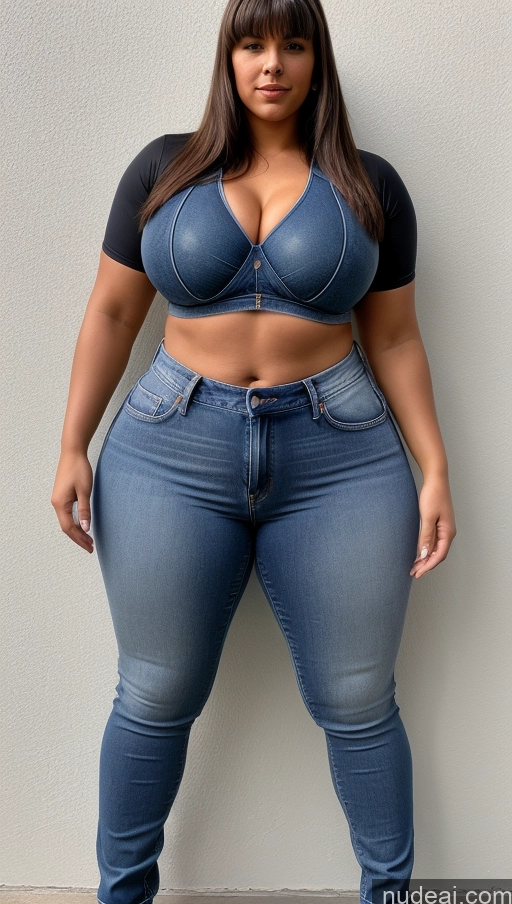related ai porn images free for Athlete Perfect Boobs Big Ass Big Hips Jeans Front View Bangs