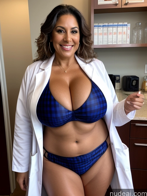 related ai porn images free for One Busty Huge Boobs Thick Tanned Skin 60s Laughing Front View Microkini Thong Lumberjack Lab Coat Halloween Latina Doctor
