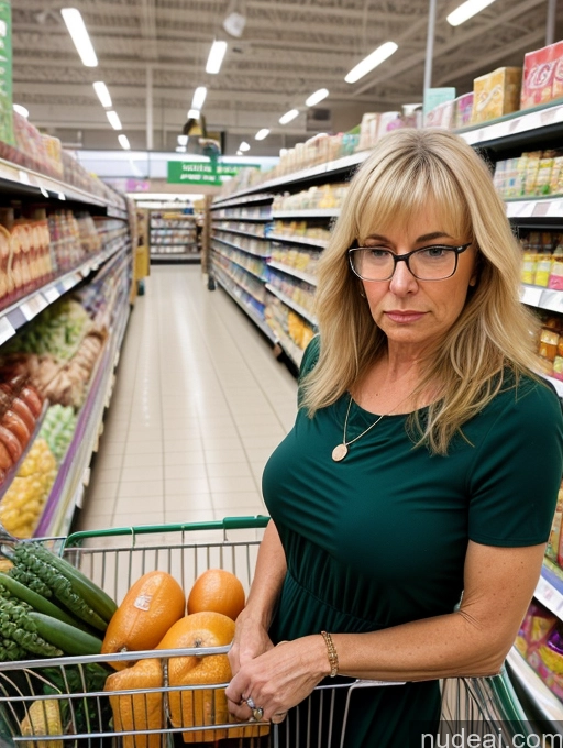 related ai porn images free for 60s Czech Serious Blonde Bangs Dress Milf Glasses Grocery