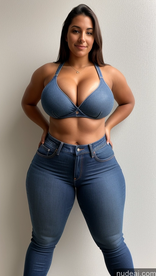 related ai porn images free for Athlete Perfect Boobs Big Ass Big Hips Jeans Front View