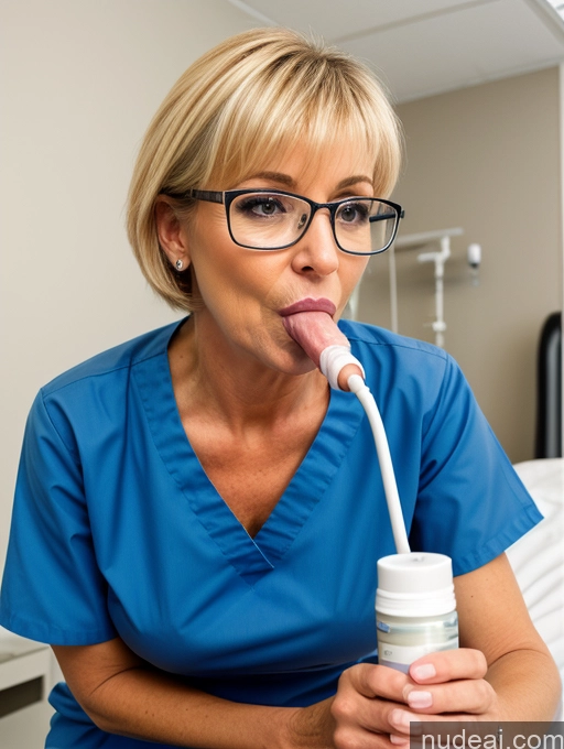 related ai porn images free for 60s Czech Short Busty Skinny Glasses Blonde Bangs Hospital Dress Nurse Blowjob
