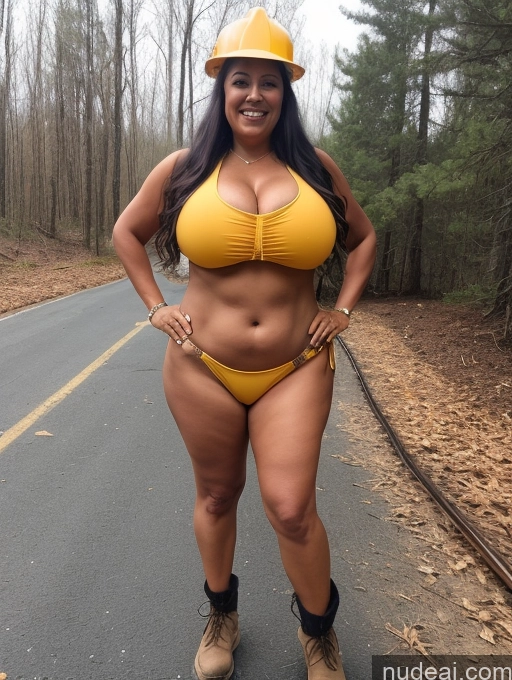 related ai porn images free for One Busty Huge Boobs Thick Tanned Skin 60s Laughing Front View Microkini Thong Native American Lumberjack Construction Worker Witch