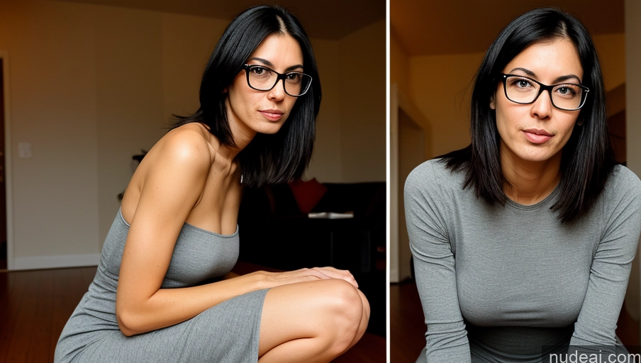 related ai porn images free for 40s Czech Black Hair Skinny Tall Party Dress Glasses Serious Ahegao Squatting