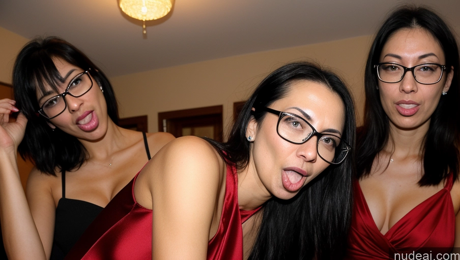 related ai porn images free for 40s Czech Black Hair Skinny Tall Party Dress Glasses Serious Ahegao Several
