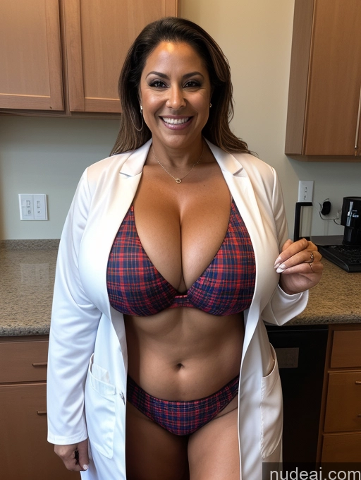 related ai porn images free for One Busty Huge Boobs Thick Tanned Skin 60s Laughing Front View Microkini Thong Lumberjack Lab Coat Halloween Latina