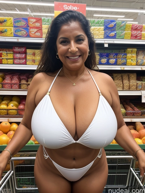 related ai porn images free for One Busty Huge Boobs Thick Tanned Skin Laughing Front View Microkini Thong Indian Grocery 80s