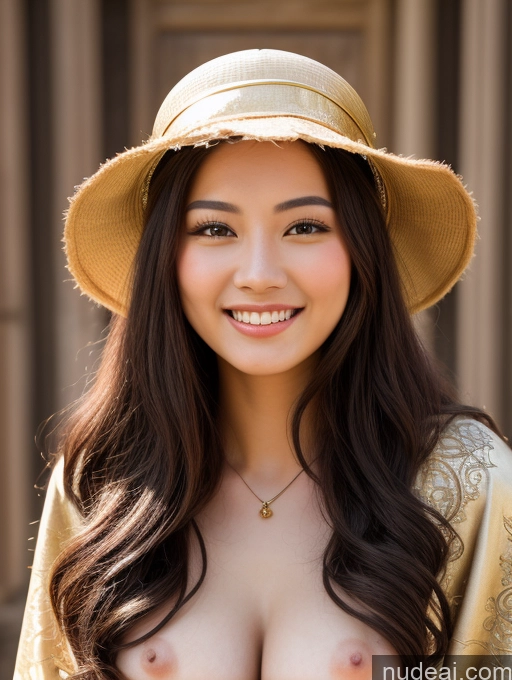related ai porn images free for Model Busty Beautiful Chinese Perfect Boobs 18 Happy Laughing Girl Black Hair Long Hair Front View Nude Hat Medieval Roman Wedding Thin Round Glasses