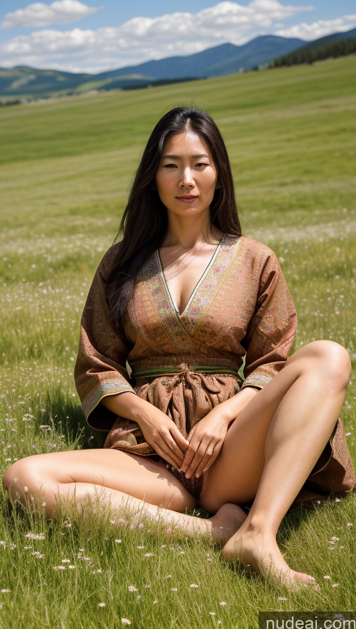 related ai porn images free for Woman One Pubic Hair Skin Detail (beta) Detailed Spreading Legs 30s Meadow Mongolian Traditional