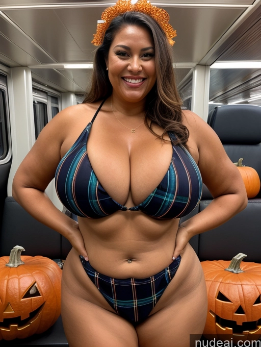 related ai porn images free for One Busty Huge Boobs Thick Tanned Skin 60s Laughing Front View Microkini Thong Lumberjack Halloween Train Polynesian