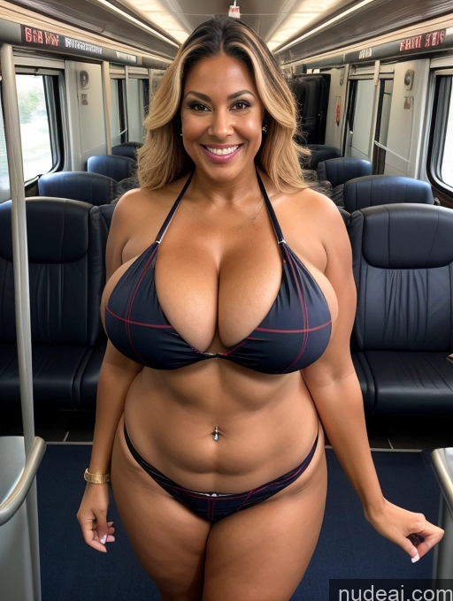 related ai porn images free for One Busty Huge Boobs Thick Tanned Skin Laughing Polynesian 60s Front View Microkini Thong Lumberjack Halloween Train