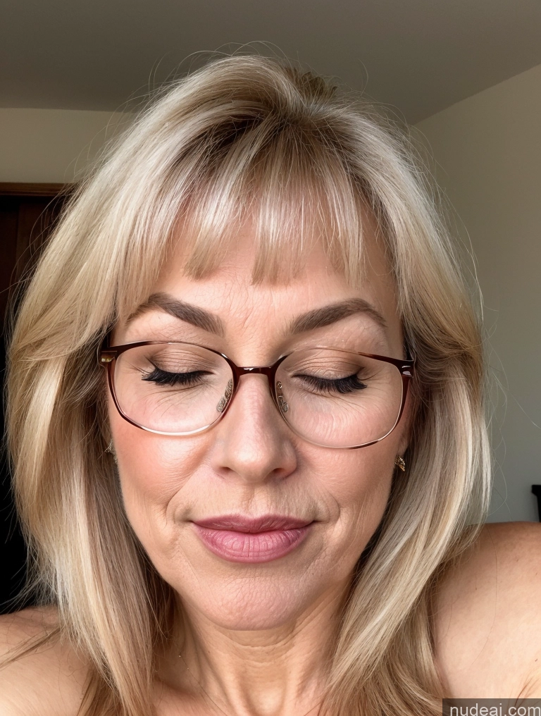 related ai porn images free for Milf Glasses Lipstick Pubic Hair Blonde Bangs Perfect Boobs Big Ass Long Legs 50s Nude Seductive Orgasm Happy Laughing Pouting Lips German