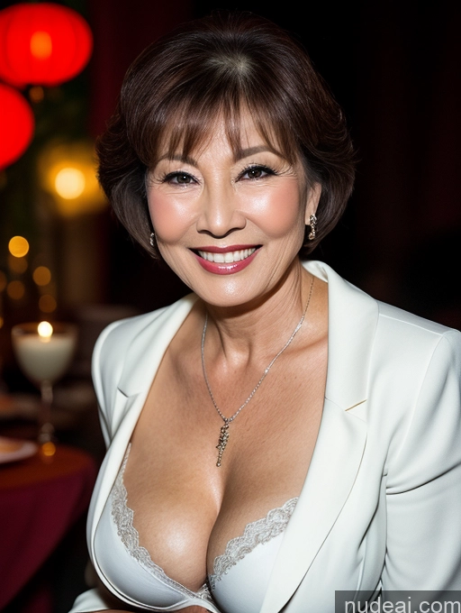 related ai porn images free for Milf Two Busty Perfect Boobs Beautiful Perfect Body 70s Pixie Party Suit Stylish Secretary Professor Bra Jacket Cleavage Detailed Chinese Dark Lighting Happy