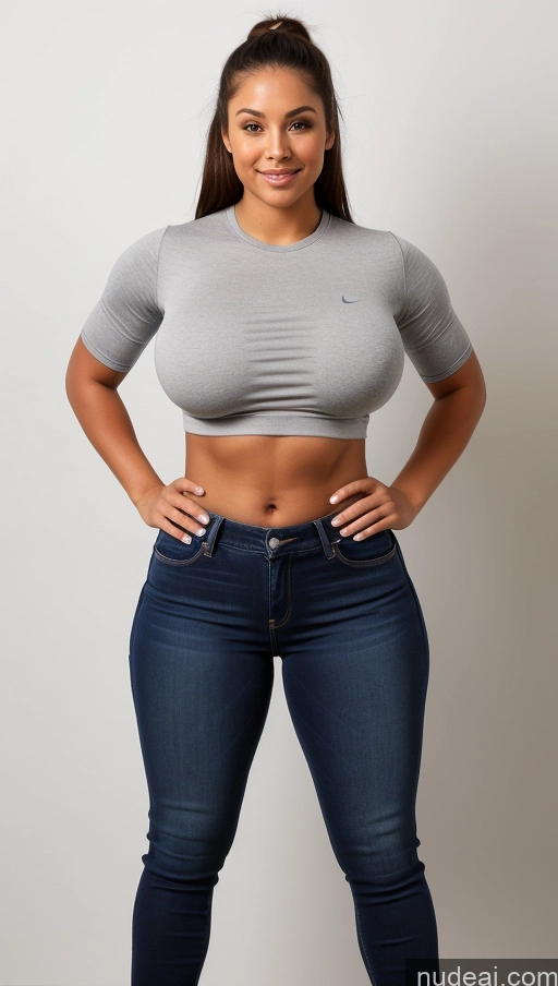 related ai porn images free for Athlete Perfect Boobs Beautiful Big Ass Big Hips Jeans Front View
