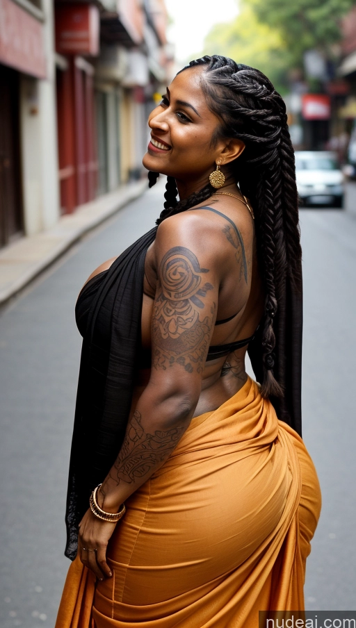 related ai porn images free for Milf Huge Boobs Beautiful Tattoos Thick Big Hips Tall Dark Skin 40s Laughing Sari Cleavage Detailed Sexy Face Indian Big Ass Close-up View Muscular Braided Black Hair Street