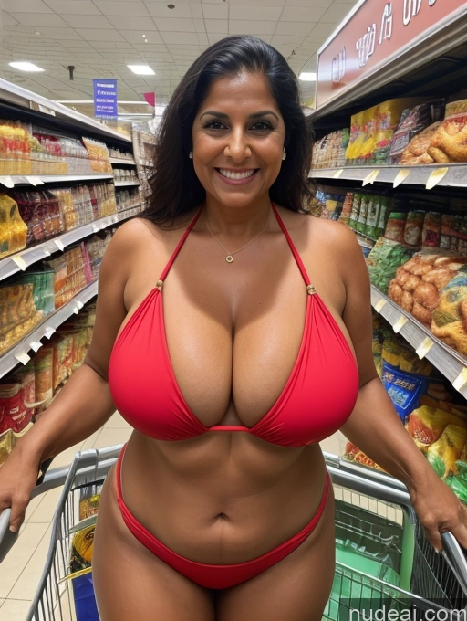 related ai porn images free for One Busty Huge Boobs Thick Tanned Skin Laughing Front View Microkini Thong Indian 70s Grocery