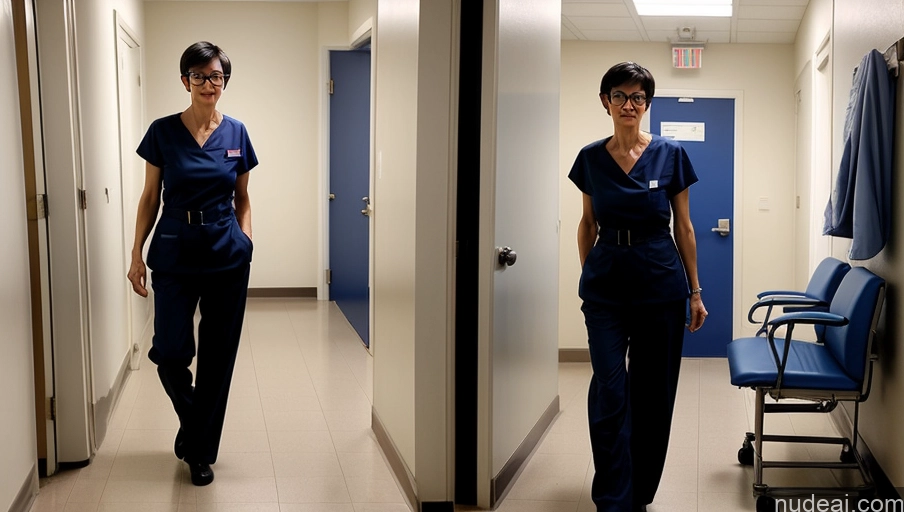 related ai porn images free for 70s Czech Tall Long Legs Skinny Small Ass Glasses Pixie Black Hair Hospital Nurse