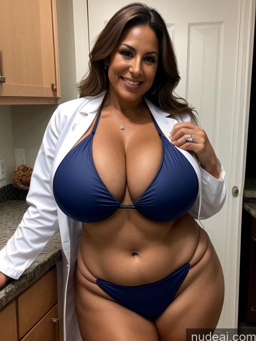 related ai porn images free for One Busty Huge Boobs Thick Tanned Skin Laughing Front View Microkini Thong 60s Latina Lumberjack Lab Coat Halloween