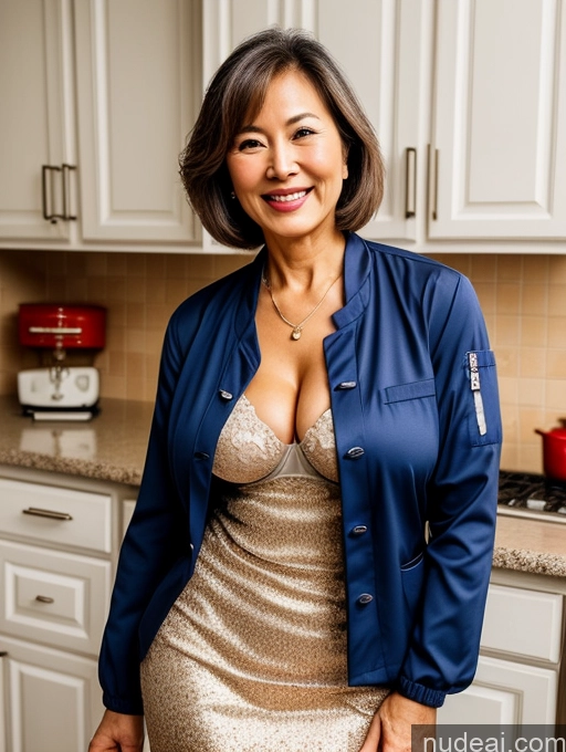 related ai porn images free for Milf Two Perfect Boobs Beautiful Perfect Body 70s Bobcut Chinese Kitchen Bra Doctor Jacket Lab Coat Stylish Cleavage Detailed Sexy Face Happy Busty