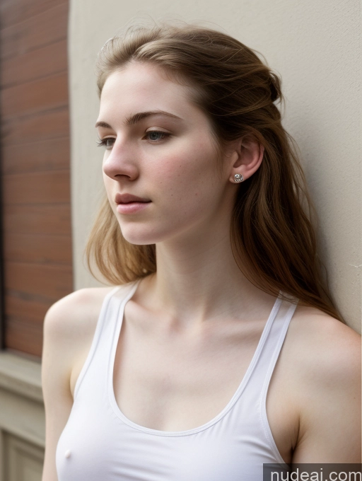 related ai porn images free for Fairer Skin Pubic Hair 18 Tank Top Small Tits Side View