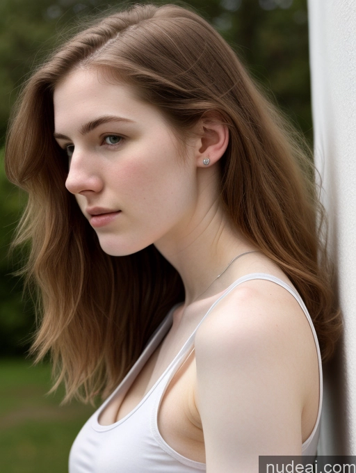 related ai porn images free for Fairer Skin Pubic Hair 18 Tank Top Small Tits Side View