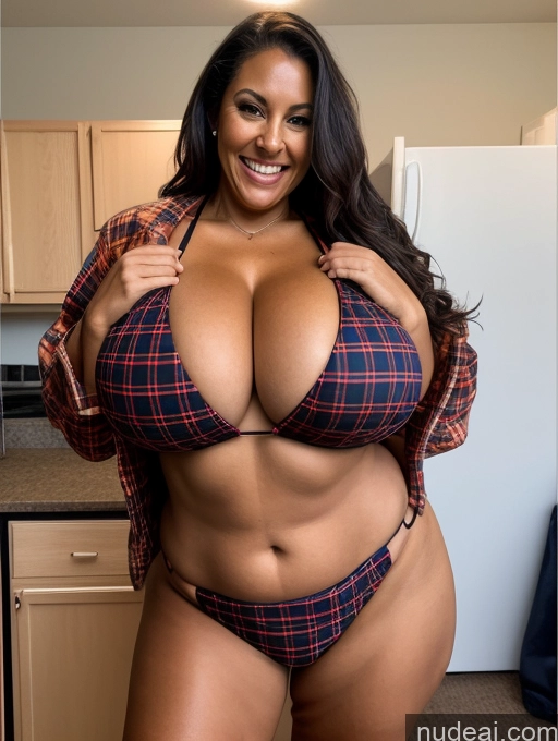 related ai porn images free for One Huge Boobs Busty Thick Tanned Skin 60s Laughing Front View Microkini Thong Lumberjack Lab Coat Halloween